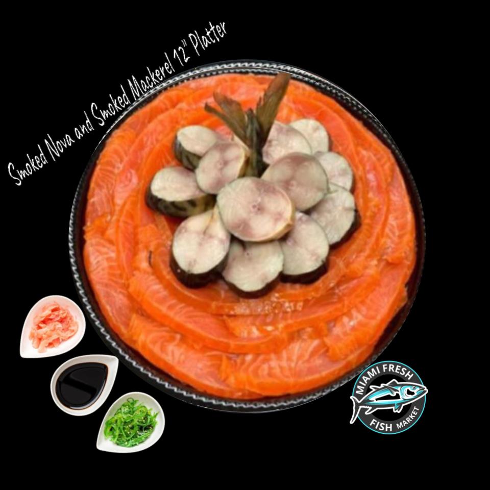 Nova Smoked Salmon & Seared Tuna Small Platter