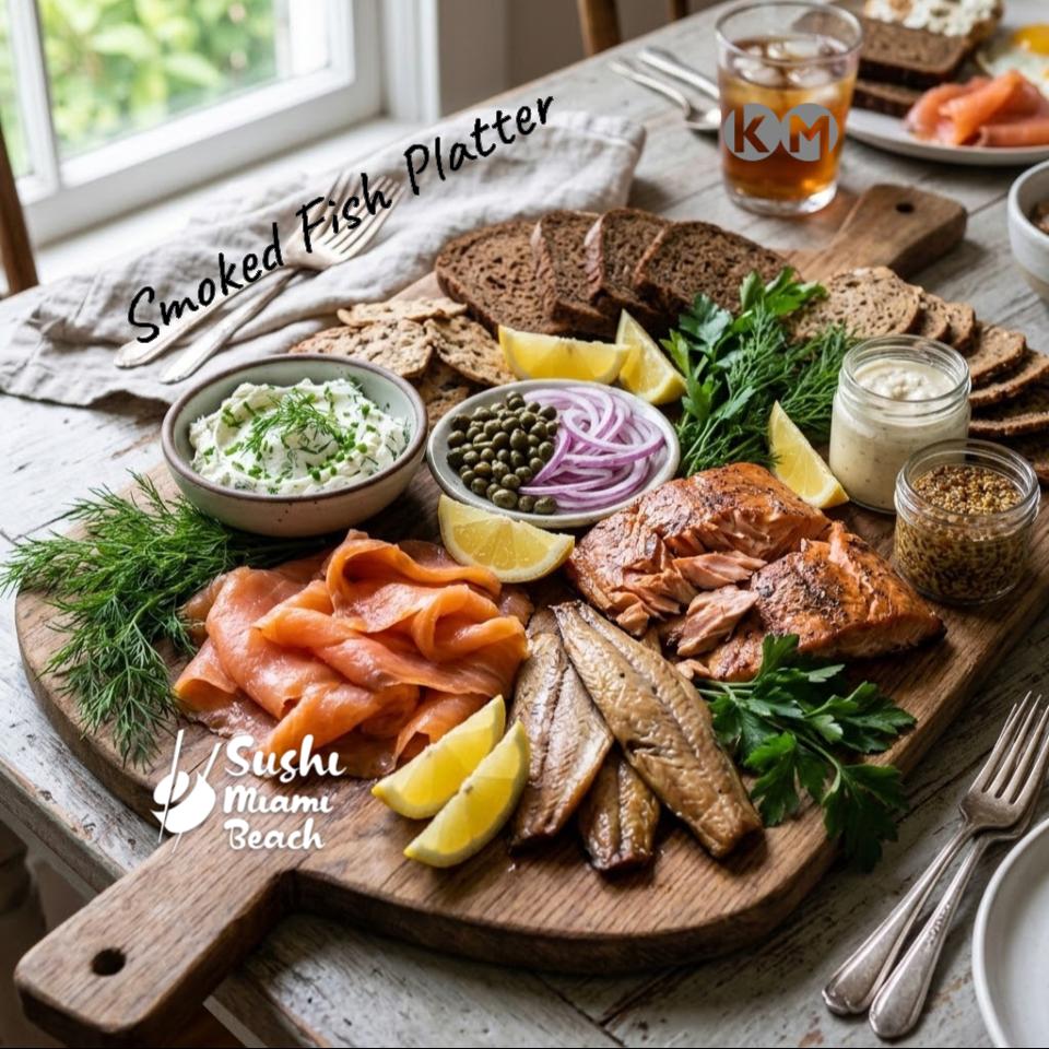 Seared Tuna Nova Salmon Bite Platters