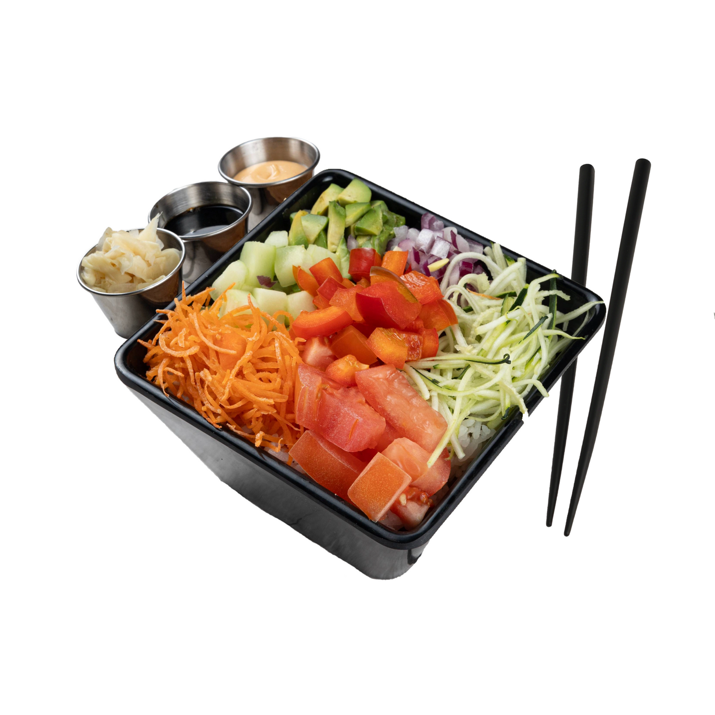 Cooked Salmon Poke Bowl