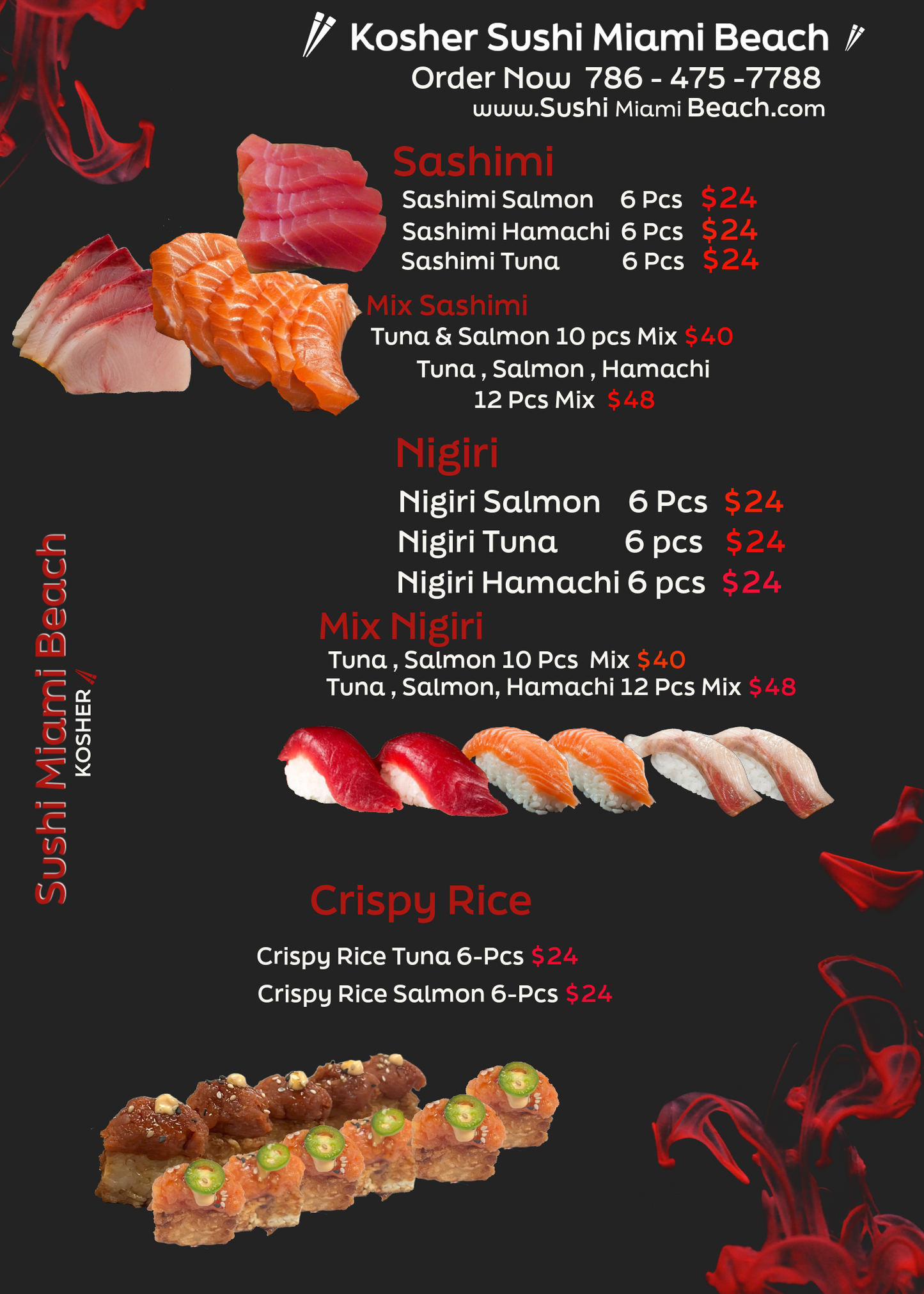 Sashimi Salmon Tuna Hamachi | Mix 12 Pcs