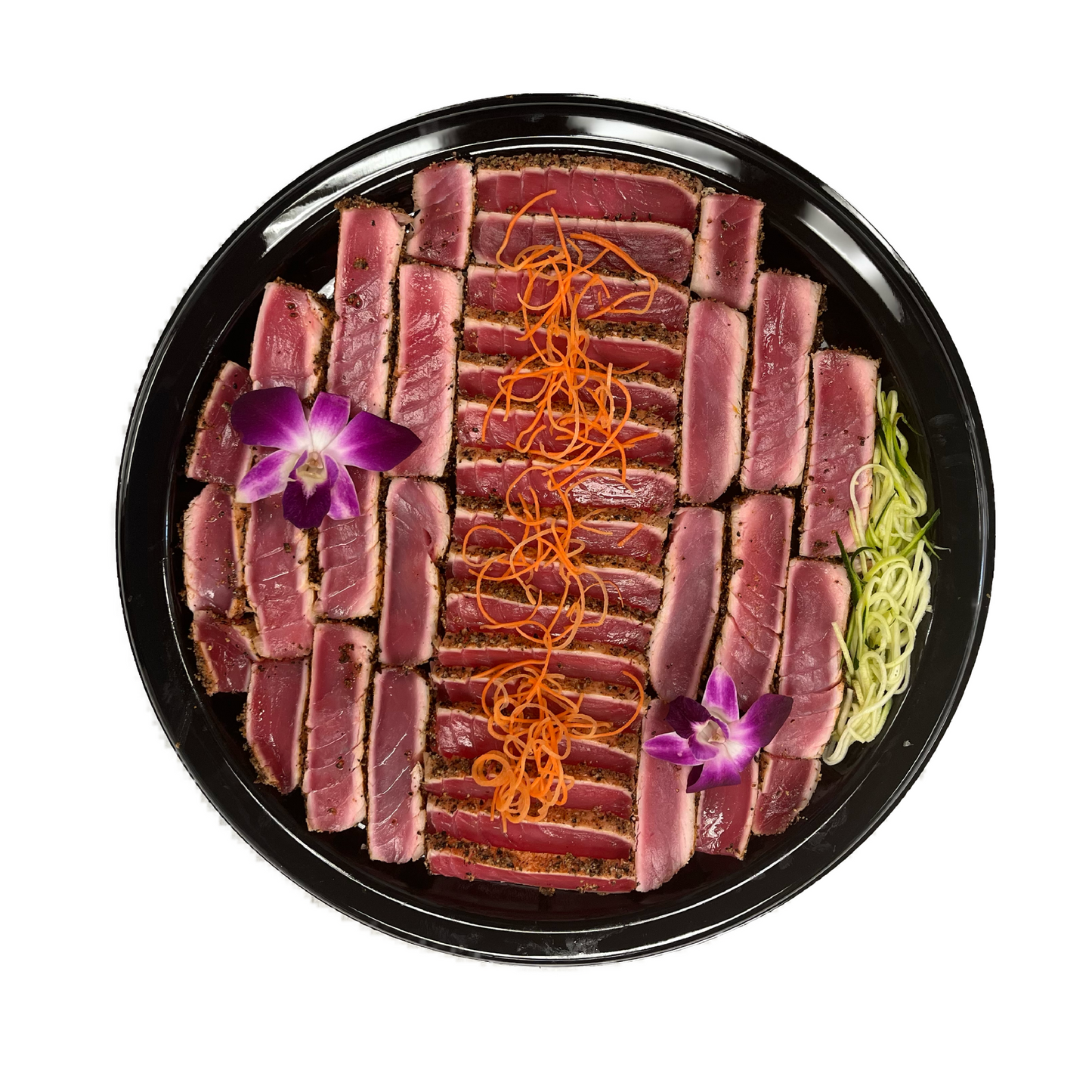 Seared Tuna with Smoke Salmon 16in Platter