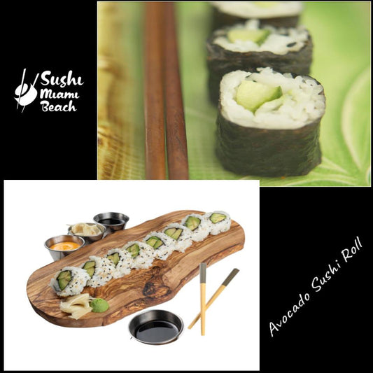 #1 Avocado Sushi Rolls by Sushi Miami Beach