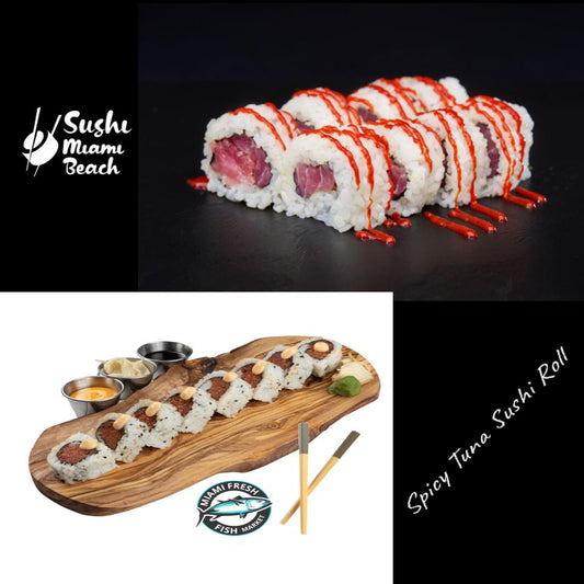 #7 Spicy Tuna Sushi Roll by Sushi Miami Beach