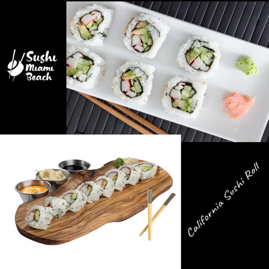 #8 California Sushi Roll by Sushi Miami Beach