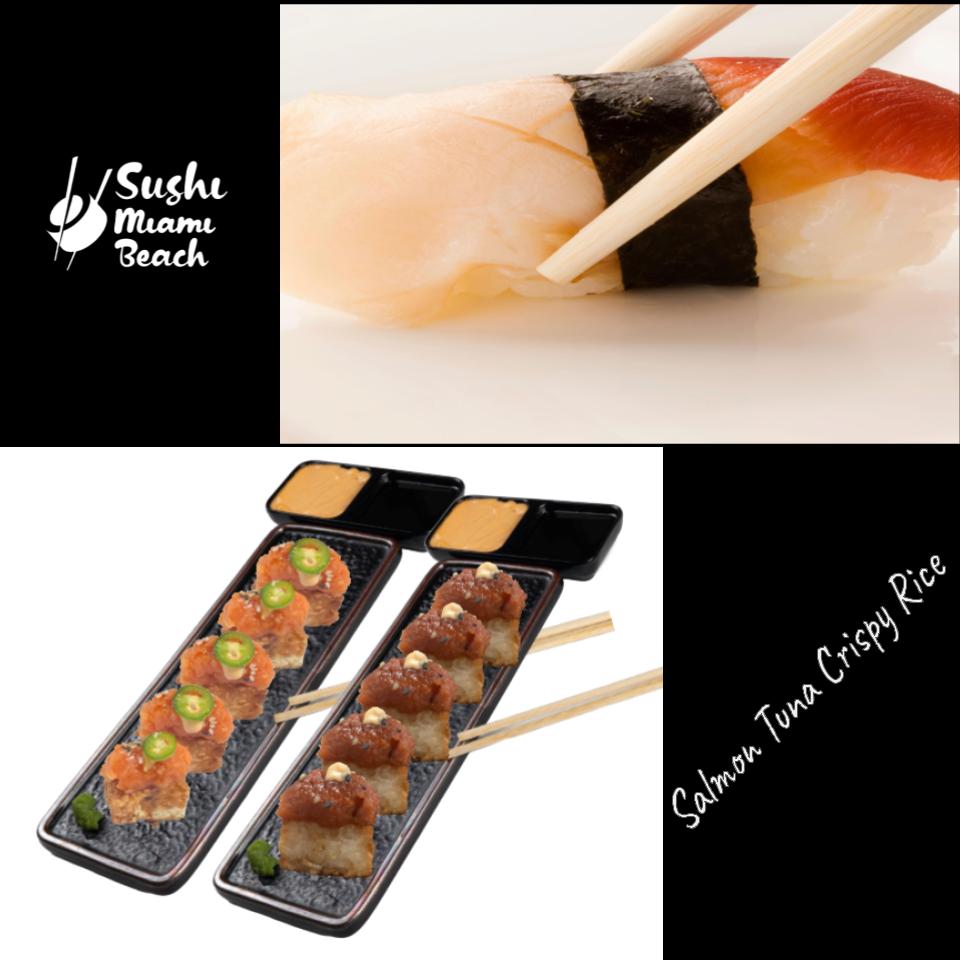 Mix Crispy Rice Tuna & Salmon 10Pcs