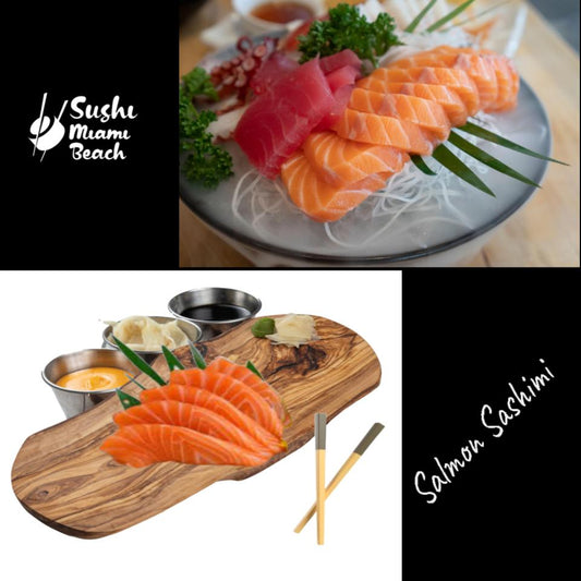 Salmon Sashimi 6 pcs