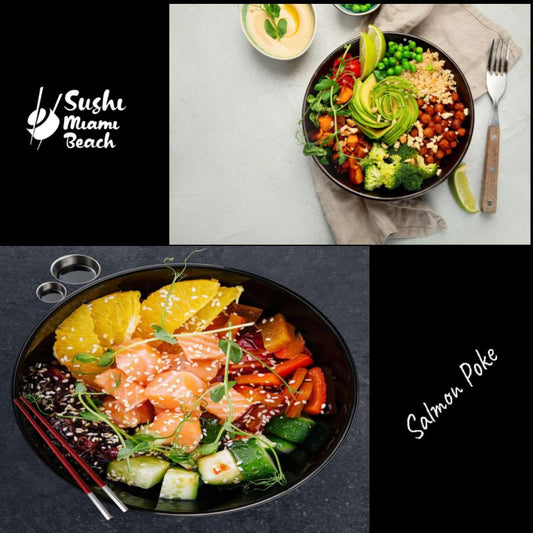 Salmon Poke Bowl | By Sushi Miami Beach