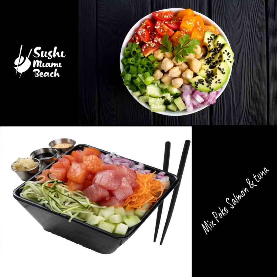 Salmon Poke Bowl | By Sushi Miami Beach