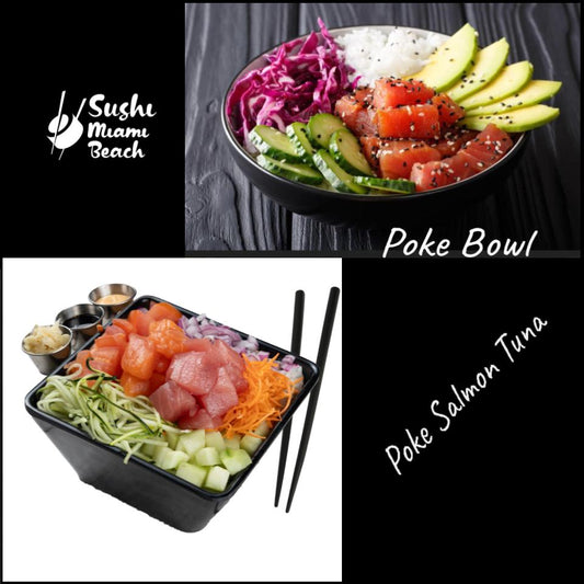 Rainbow Mix Tuna & Salmon Poke Bowl