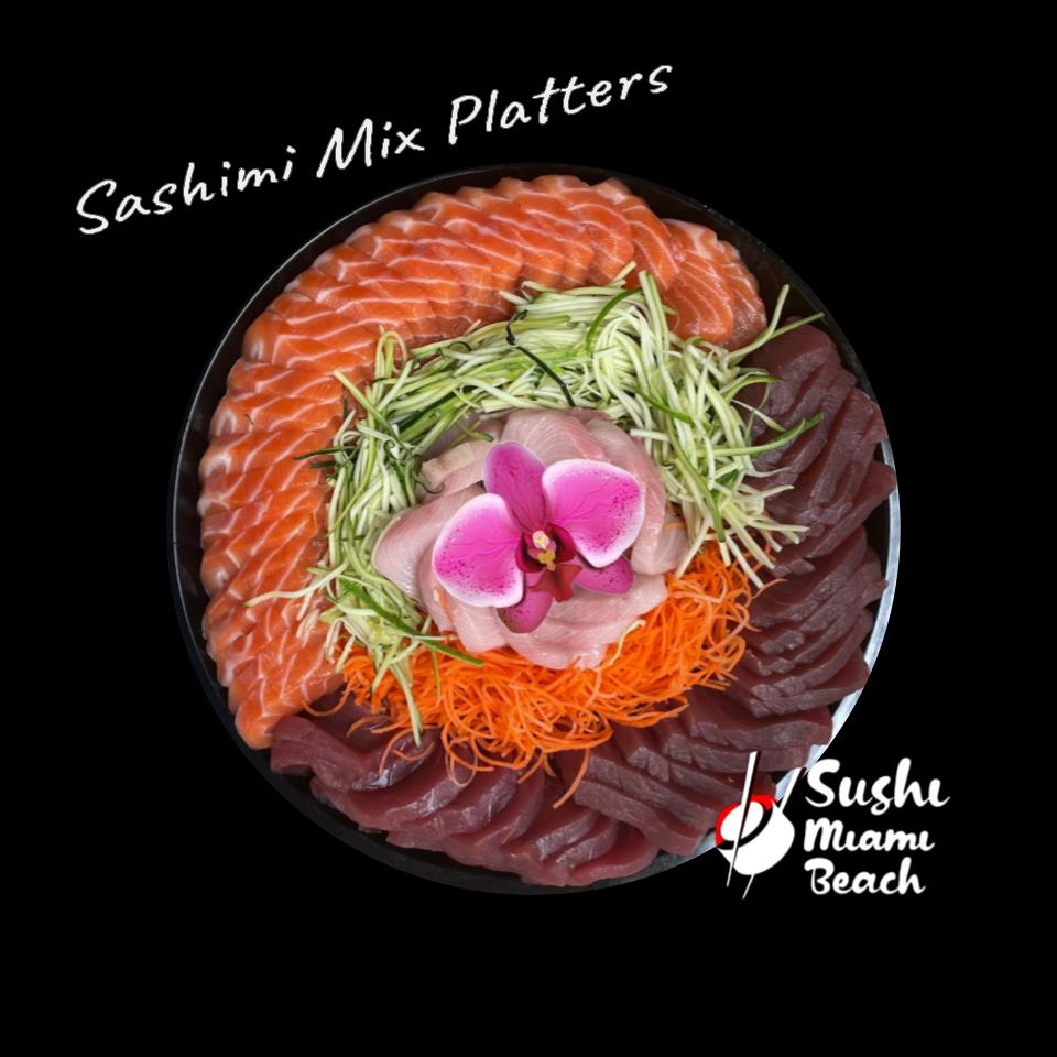 Mix Sashimi Platter | Salmon Tuna Hamachi | Choose your own size