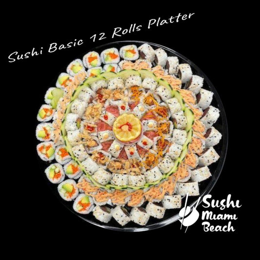 Sushi Basic Platter-12 Rolls 96 pcs