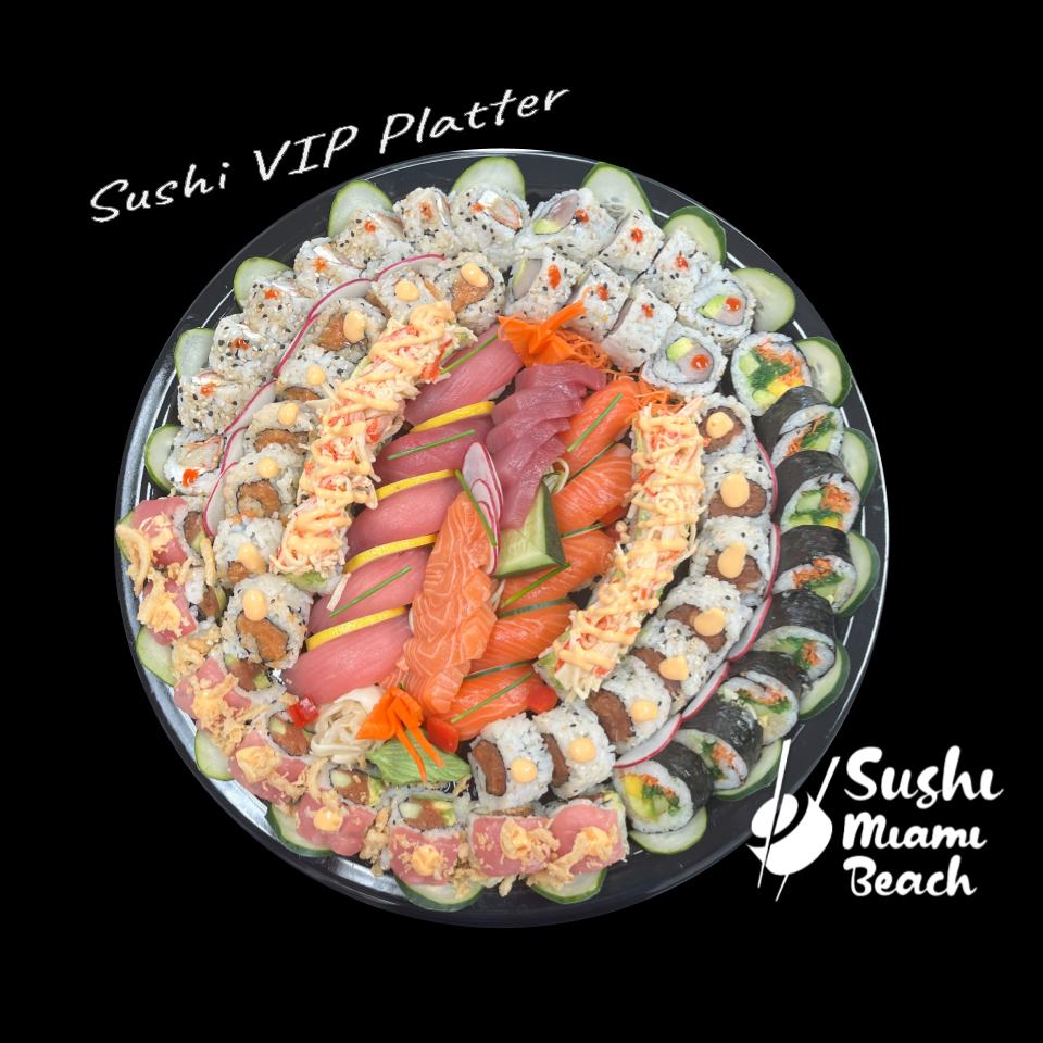 Sushi VIP Platter Mix Nigiri & Sashimi Sushi Rools