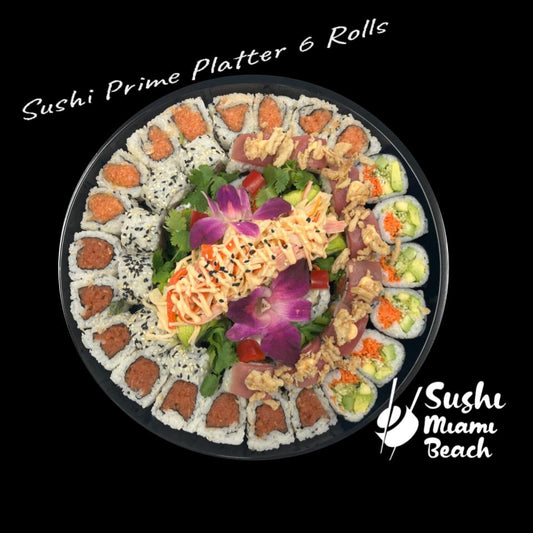 Sushi Prime Platter -6 Rolls 48 pcs