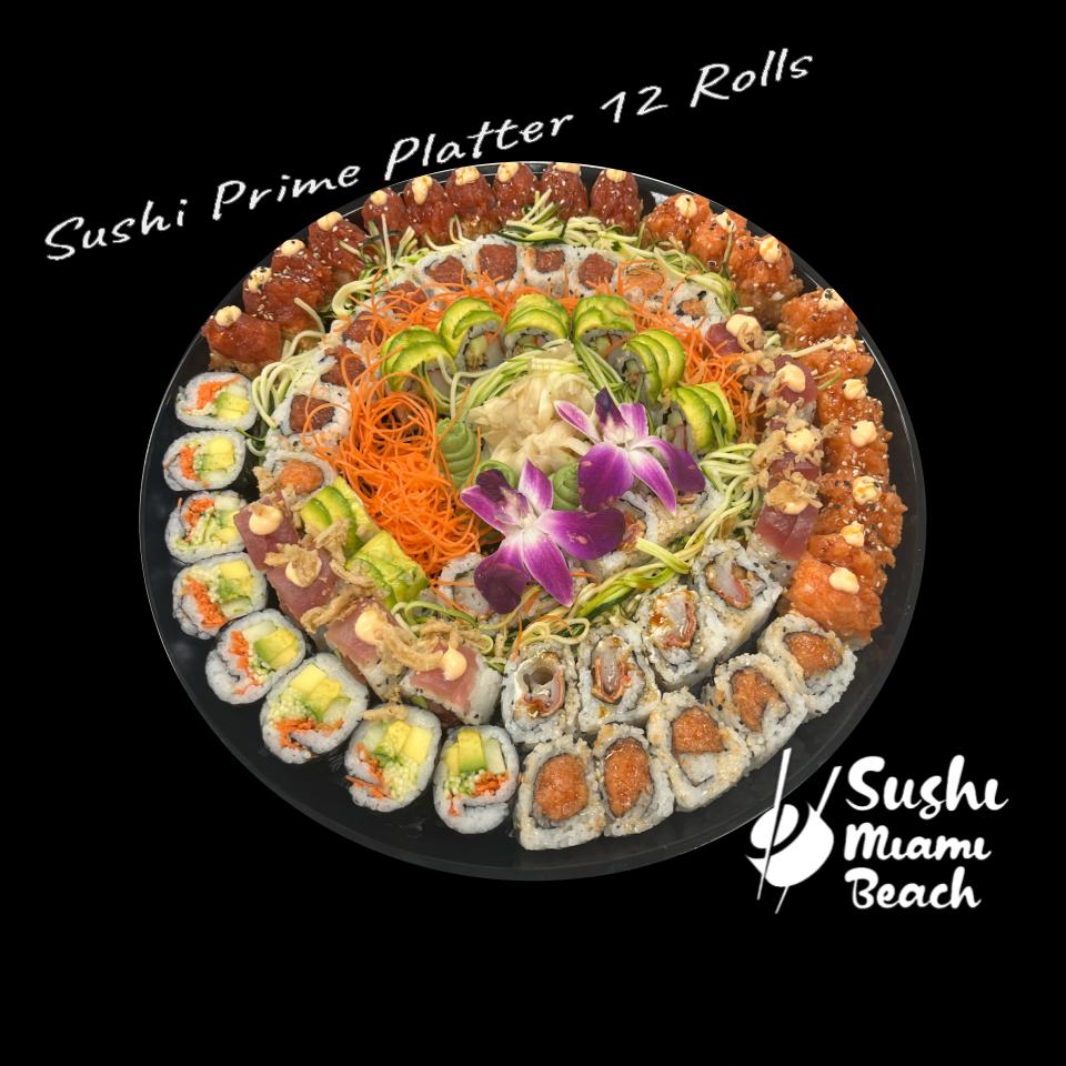 #11 Cooked Salmon Sushi Roll by Sushi Miami Beach