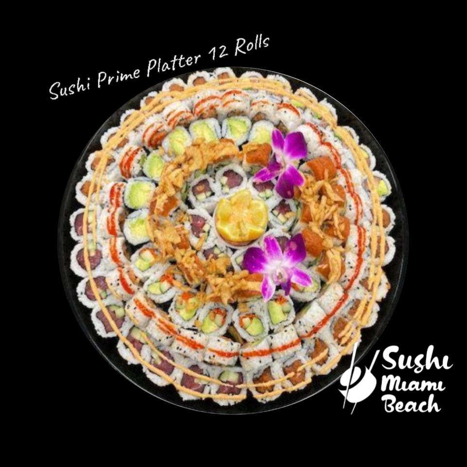 Sushi Prime Platter 12 rolls 96 pcs