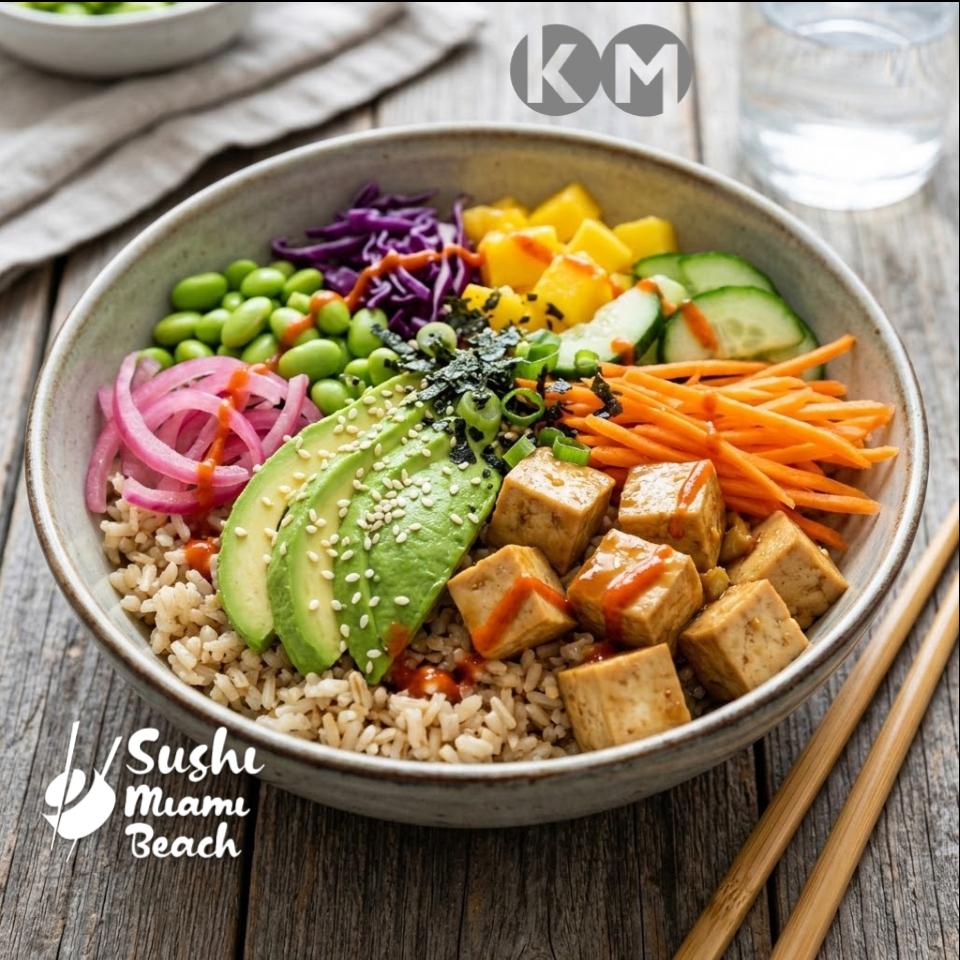 Salmon Poke Bowl | By Sushi Miami Beach