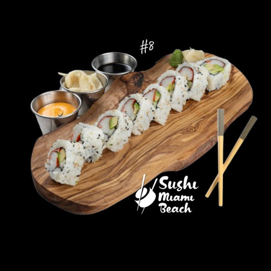 #8 California Sushi Roll by Sushi Miami Beach