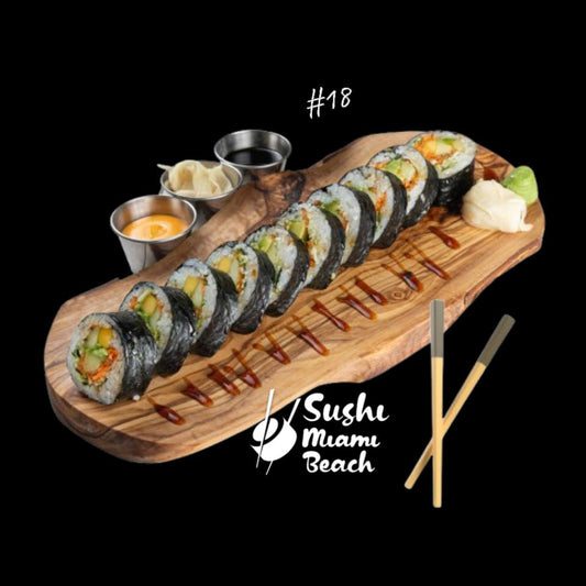 #18 Tropical Sushi Roll by Sushi Miami Beach