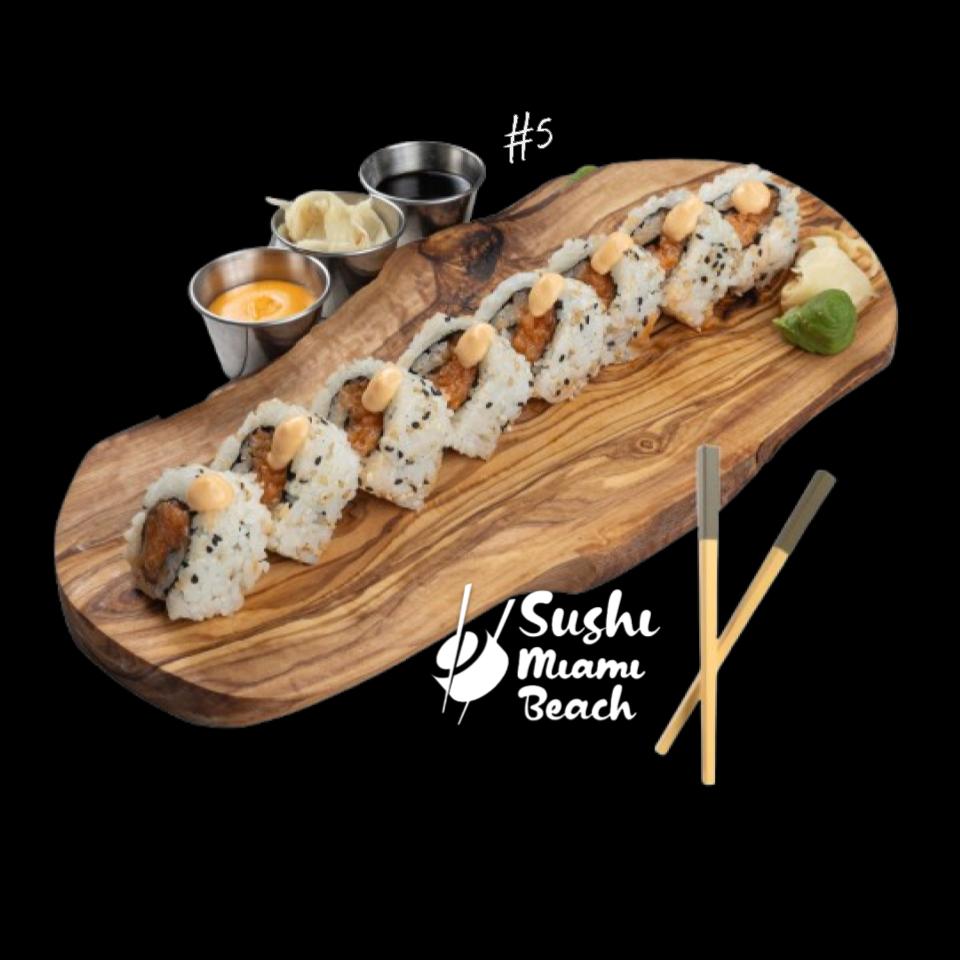 #5 Spicy Salmon Sushi by Sushi Miami Beach