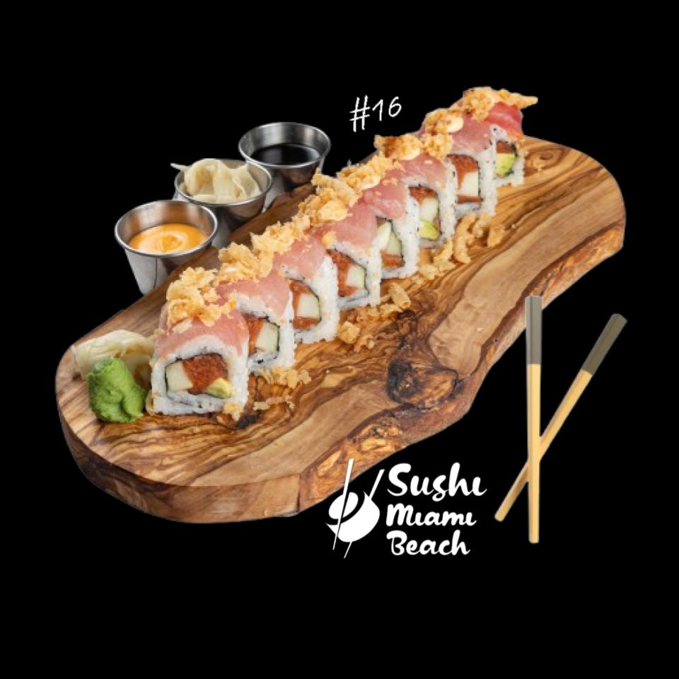 #16 Crunch Sushi Roll by Sushi Miami Beach