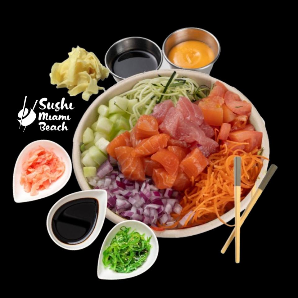 Hamachi Poke Bowl | by Sushi Miami Beach