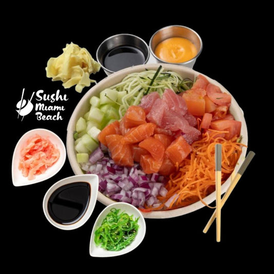 Rainbow Mix Tuna & Salmon Poke Bowl