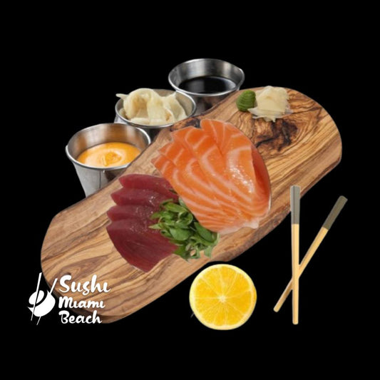 Sashimi Salmon & Tuna Serving Size 10 Pcs