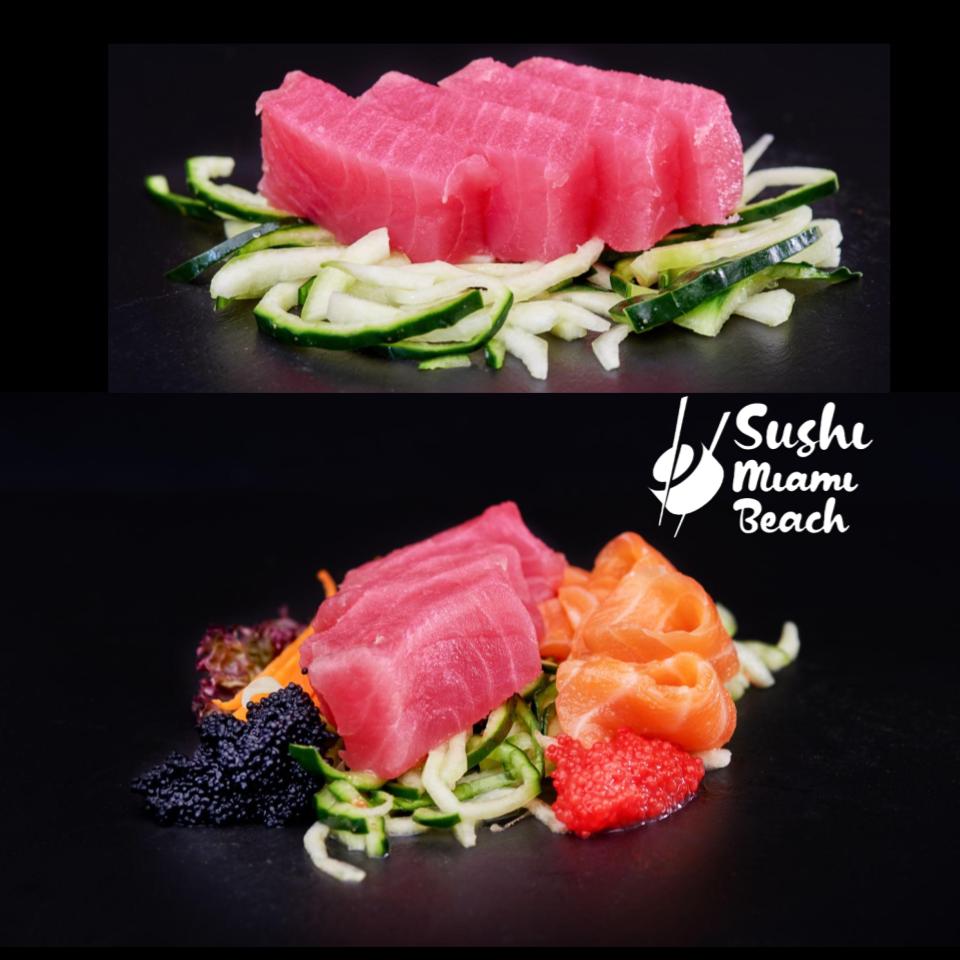 #21 Rainbow Sushi Rolls by Sushi Miami Beach