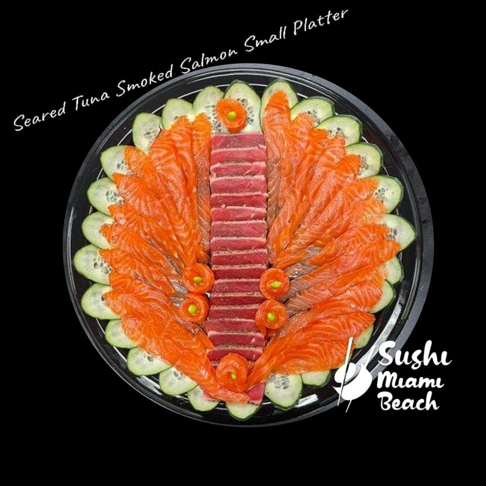 Nova Smoked Salmon & Seared Tuna Small Platter
