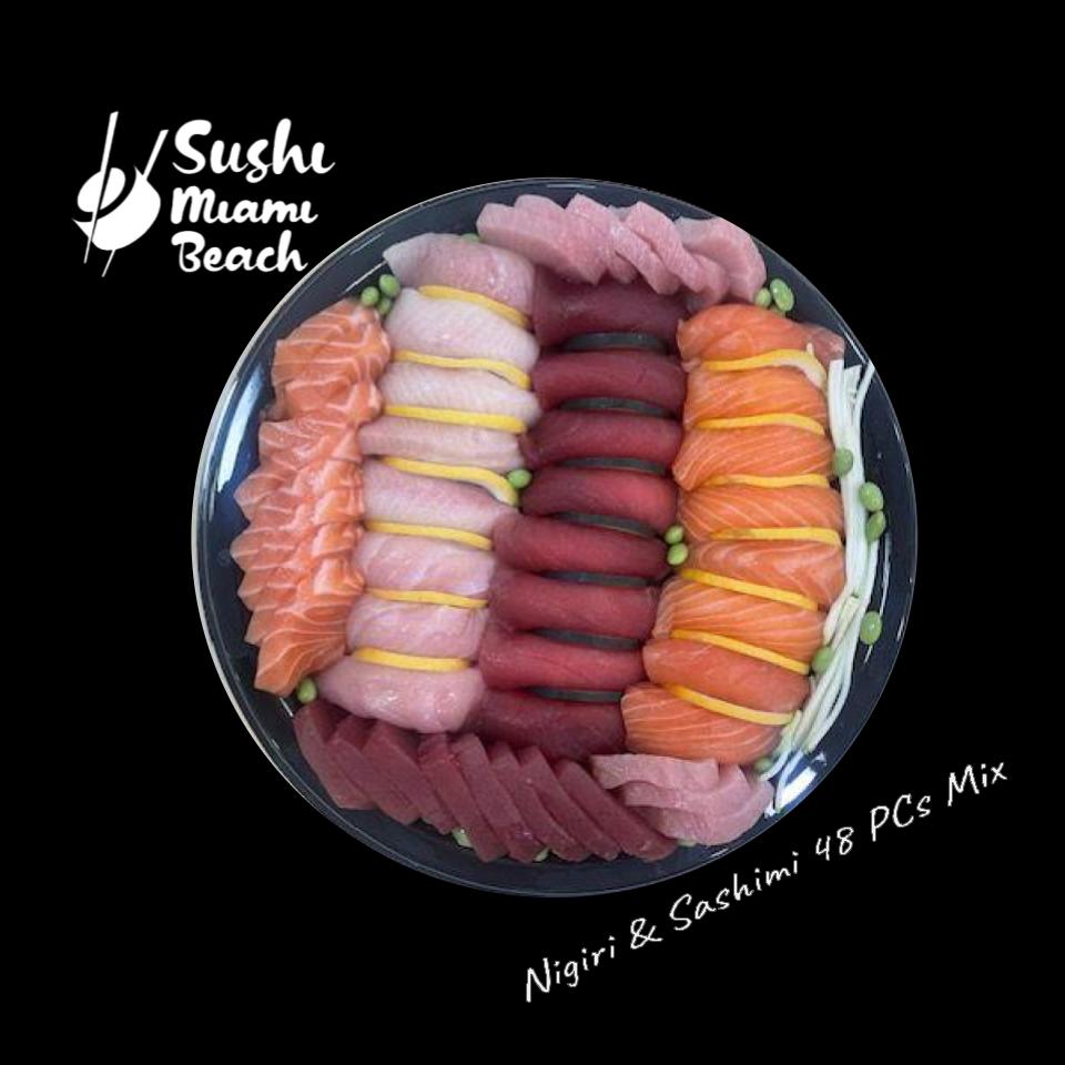 Nigiri & Sashimi 48 PCs Mix Platter